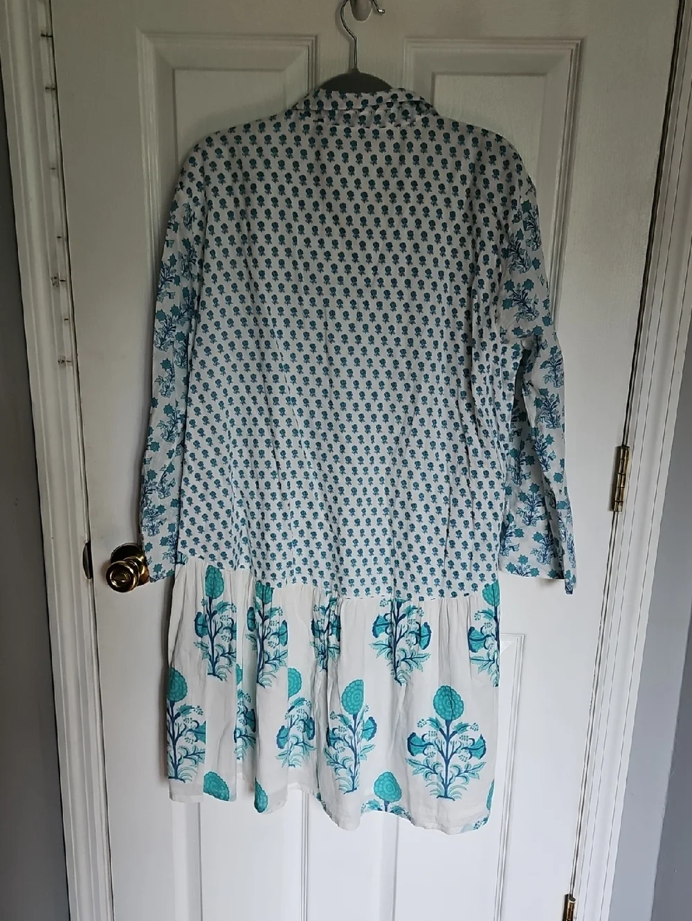 Anthropologies. Ro's GARDEN Deauville  Coastal, Beachy Dress  Xl